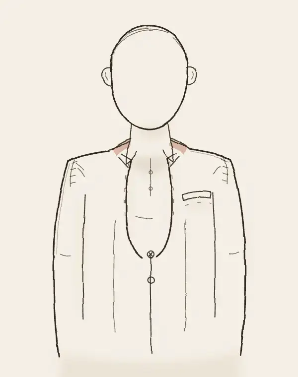 Giuseppe Gargiulo en veste napolitaine, buste de face